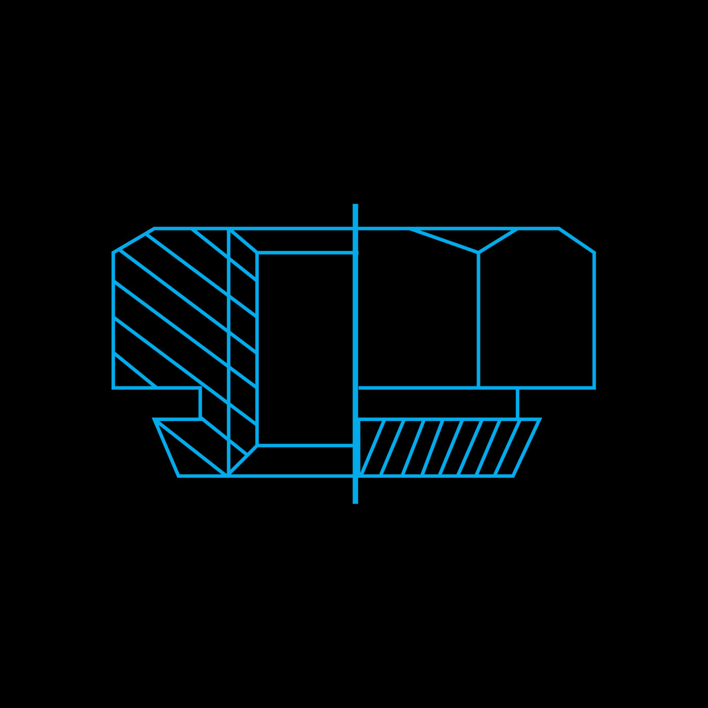 Nakrętka wciskana K-M6-0 (typu KK)